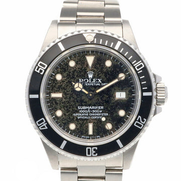 ROLEX Submariner Oyster Perpetual Watch Stainless Steel 168000 Automatic Men's  98 1987 Triple Zero Overhauled RWA01000000005076