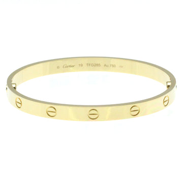 CARTIER Love Bracelet B6067519 Yellow Gold [18K] No Stone Bangle Gold