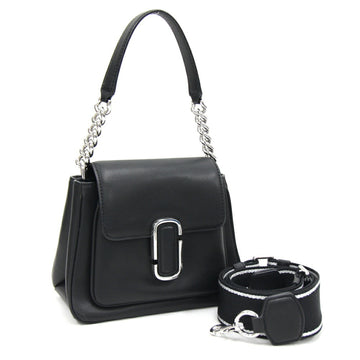 MARC JACOBS handbag H708L01RE22 black leather J mark ladies