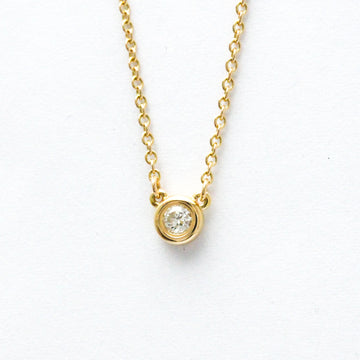 TIFFANY Diamonds By The Yard By The Yard Yellow Gold [18K] Diamond Women's Fashion Pendant Necklace