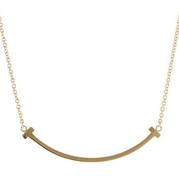 TIFFANY T Smile Necklace 18K Gold Women's &Co.