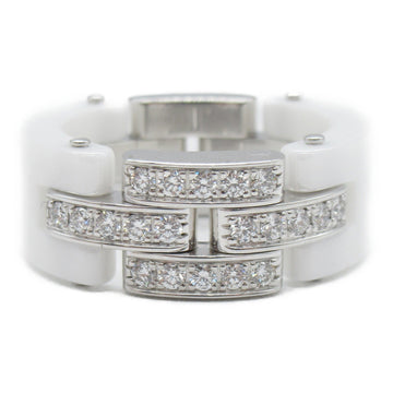 CARTIER Mayon PANTHERE diamond ring Ring White Clear K18WG[WhiteGold] diamond White Clear