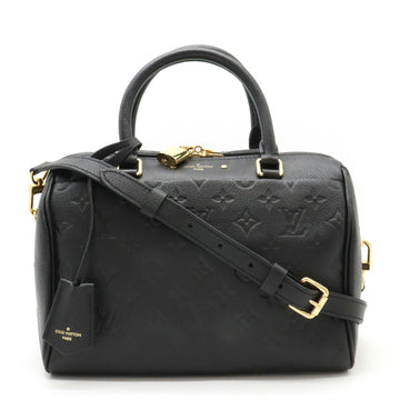 LOUIS VUITTON Monogram Empreinte Speedy Bandouliere 25 NM Handbag Shoulder Bag Noir M42401
