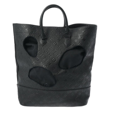LOUIS VUITTON Monogram Empreinte with Holes MM Kawakubo Rei Collaboration Black M58661 Women's Leather Tote Bag