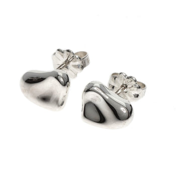 TIFFANY Full Heart Earrings, Silver, Women's, &Co.