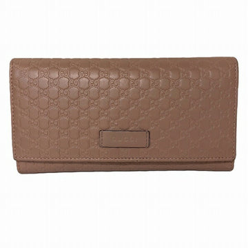 GUCCI Micro ssima 449396 Long Wallet Bi-fold for Women