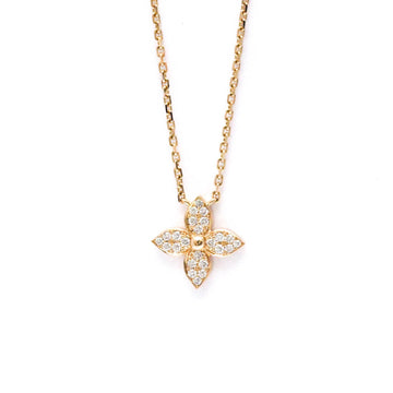 LOUIS VUITTON Pendant Star Blossom Pink Gold X Diamond Q93710 Pink Gold [18K] Diamond Men,Women Fashion Pendant Necklace [Pink Gold]