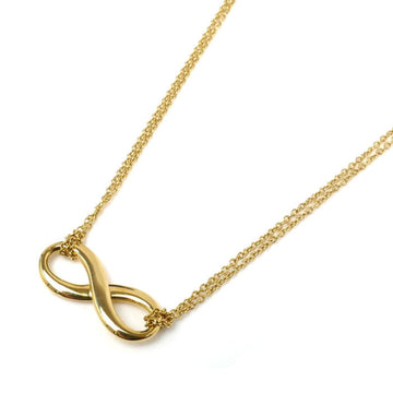 TIFFANY&Co.  K18YG Yellow Gold Infinity Necklace 4.5g 40cm Women's