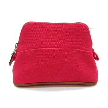 HERMES Bolide porch PM Pink cotton leather