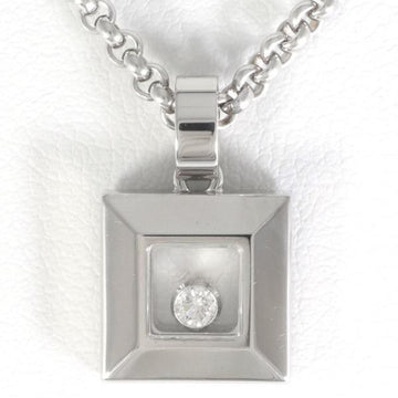 CHOPARD Happy Diamond K18WG Necklace Total Weight Approx. 13.6g 42cm Jewelry