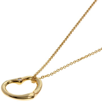 TIFFANY Heart Diamond Necklace, 18K Yellow Gold, Women's, &Co.