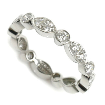 TIFFANY & Co.  Pt950 Platinum Jazz Full Circle Diamond Ring, Diamond, Size 8.5, 3.6g, Women's