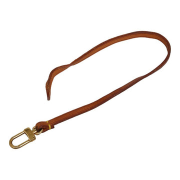 LOUIS VUITTON Pouch Attached Strap Brown Tanned Leather Women's