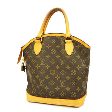 LOUIS VUITTON Handbag Monogram Lockit M40102 Brown Ladies