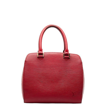 LOUIS VUITTON Epi Pont Neuf Handbag M52057 Castilian Red Leather Women's