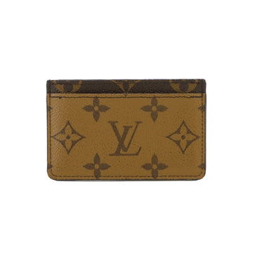 LOUIS VUITTON Monogram Reverse Porto Cult Sample Card Case Brown M69161 Simple