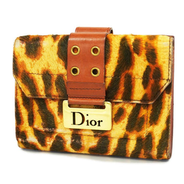 CHRISTIAN DIOR wallet, brown, for women