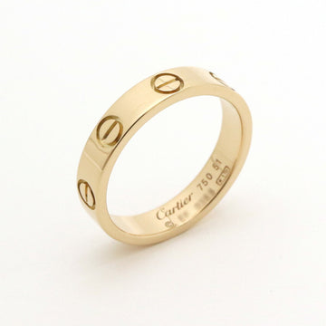 CARTIERFinished  Love Ring Wedding K18YG Yellow Gold #51 Day Size Approx. 10.5 B4085000