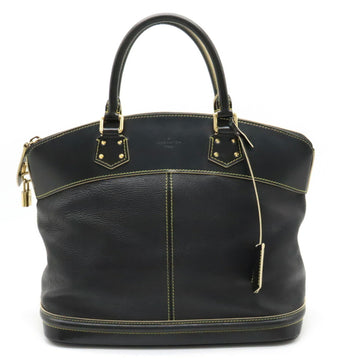 LOUIS VUITTON Suhari Lockit MM Tote Bag Handbag Leather Noir Black M91875