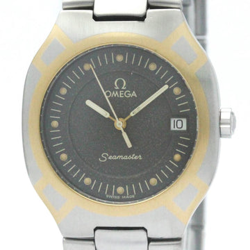 OMEGAPolished  Seamaster Polaris 18K Gold Steel Mens Watch 396.1022 BF569457