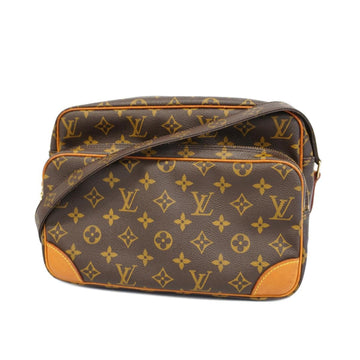 LOUIS VUITTON Shoulder Bag Monogram Nile M45244 Brown Ladies