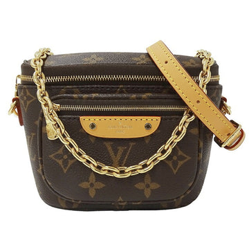 LOUIS VUITTON Bag Monogram Women's Handbag Shoulder 2way Bum Brown M82335 Chain