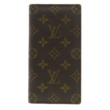 LOUIS VUITTON M61823 Porte-Valeur Carte Credit Monogram Long Wallet Canvas Women's