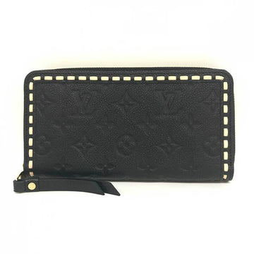 LOUIS VUITTON Monogram Empreinte Zippy Wallet Long Stitch M64805