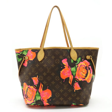 LOUIS VUITTON Monogram Rose Neverfull MM Tote Bag Shoulder Stephen Sprouse Collaboration M48613