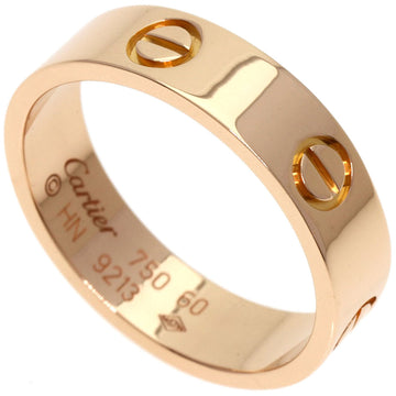 CARTIER Love Ring #60 Ring, K18 Pink Gold, Unisex