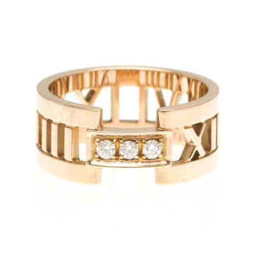 TIFFANY Open Atlas Diamond Ring Pink Gold [18K] Fashion Diamond Band Ring Pink Gold