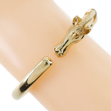 HERMES Horse Bangle Gold Plated Approx. 56.9g Women's I131824033
