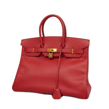 HERMES Handbag Rouge Vif D Engraved Couchevel Ladies
