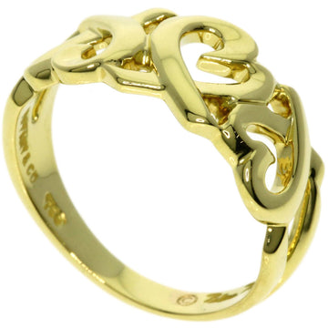 TIFFANY & Co. Triple Loving Heart Ring, 18K Yellow Gold, Women's,