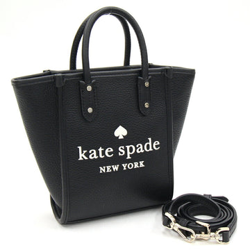 KATE SPADE Handbag Ella K7295 Black Leather Shoulder Bag Pochette Small Women's