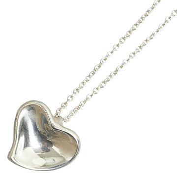 TIFFANY Full Heart Necklace SV925 Silver Women's &Co.