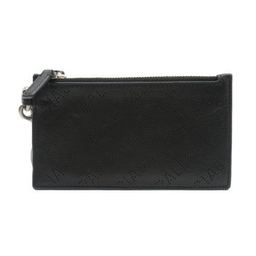 BALENCIAGA with strapcoin purse Black leather 594548