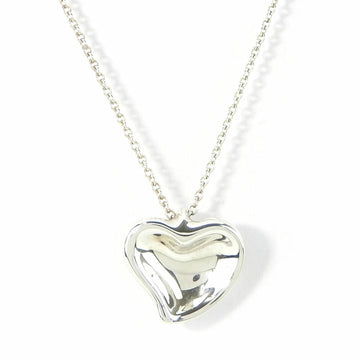 TIFFANY Necklace Full Heart Silver 925 Approx. 4.0g Elsa Peretti Women's &Co.
