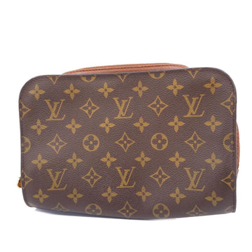 LOUIS VUITTON Clutch Bag Monogram Orsay M51790 Brown Ladies