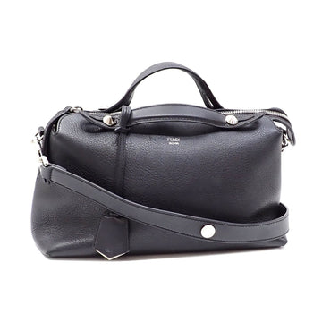 FENDI Handbag By the Way Women's Black Leather 8BL124 A6046919