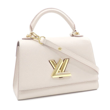LOUIS VUITTON Handbag Twist One Handle PM Women's M57214 Greige Shoulder Bag Taurillon Leather A6047090