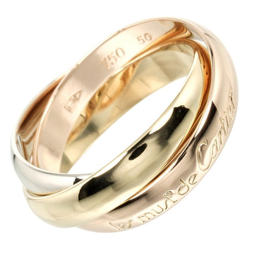 CARTIER Trinity size 10 ring, 18K gold, YG, PG, WG, approx. 7.12g, I122924039