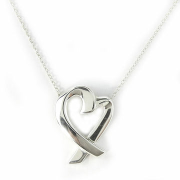 TIFFANY Necklace Loving Heart Silver 925 Approx. 4.9g Paloma Picasso Women's &Co.