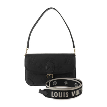 LOUIS VUITTON Diane Shoulder Bag M46386 Monogram Empreinte Black Handbag