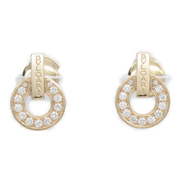 BVLGARI Bulgari  Openwork Diamond Pierced earrings Pierced earrings Clear K18PG[Rose Gold] Clear