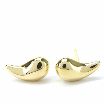 TIFFANY & Co. Teardrop Earrings, 18K Yellow Gold, approx. 5.0g, Elsa Peretti, Women's,