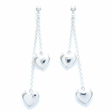 TIFFANY&Co.  double heart earrings long silver 925 291363