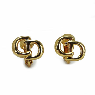 CHRISTIAN DIOR Earrings Metal Gold GP Accessories Women's