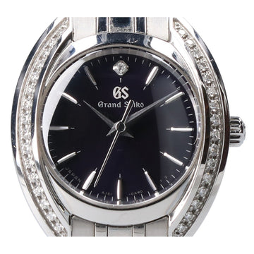 GRAND SEIKO STGF347 Elegance Collection Diamond Quartz Watch Silver Ladies