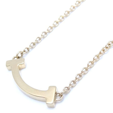 TIFFANY&Co.  T Smile Necklace K18YG Yellow Gold 291626